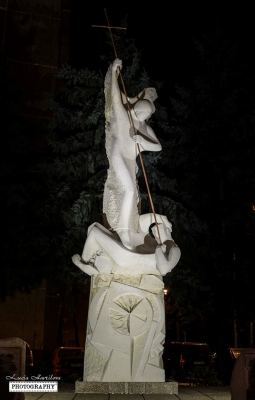 Príprava a posviacka sochy sv. Michala Archanjela_43